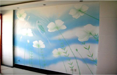 承留画墙绘怎么画好白云的蓬松感？