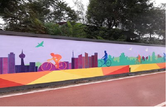 承留墙体彩绘-围墙