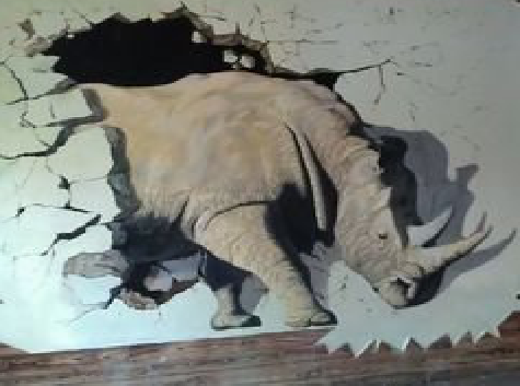 承留在墙绘中，如何绘制3D效果？